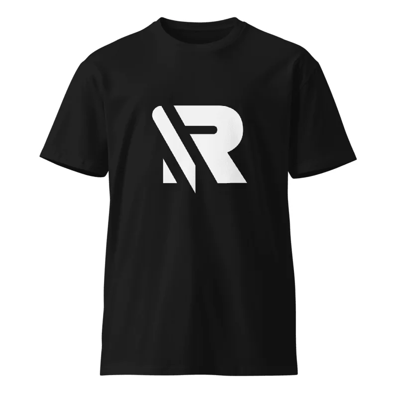 Black FMOF T-shirt with white R mark